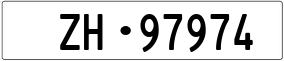 Truck License Plate